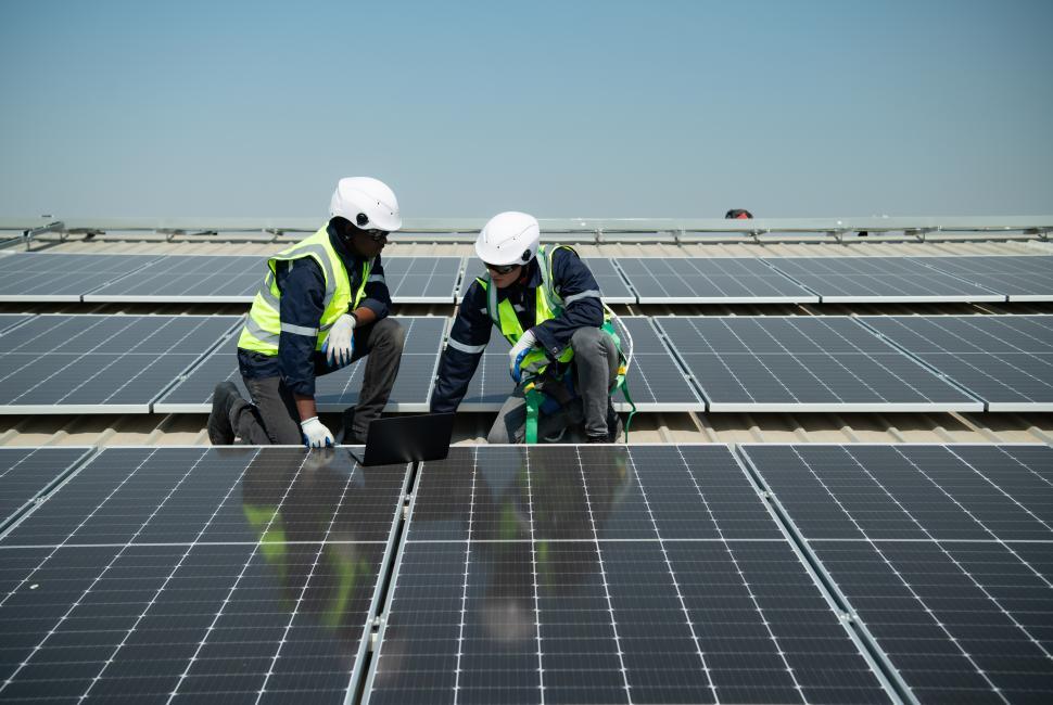 Woodlands Solar Park Installation